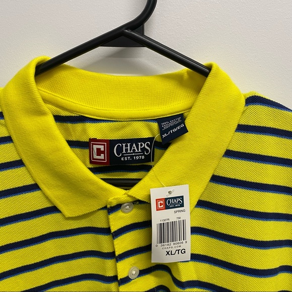 ✨NEW✨ MEN’s CHAPS’ SHIRT | POLO WITH COLLAR - Picture 3 of 7